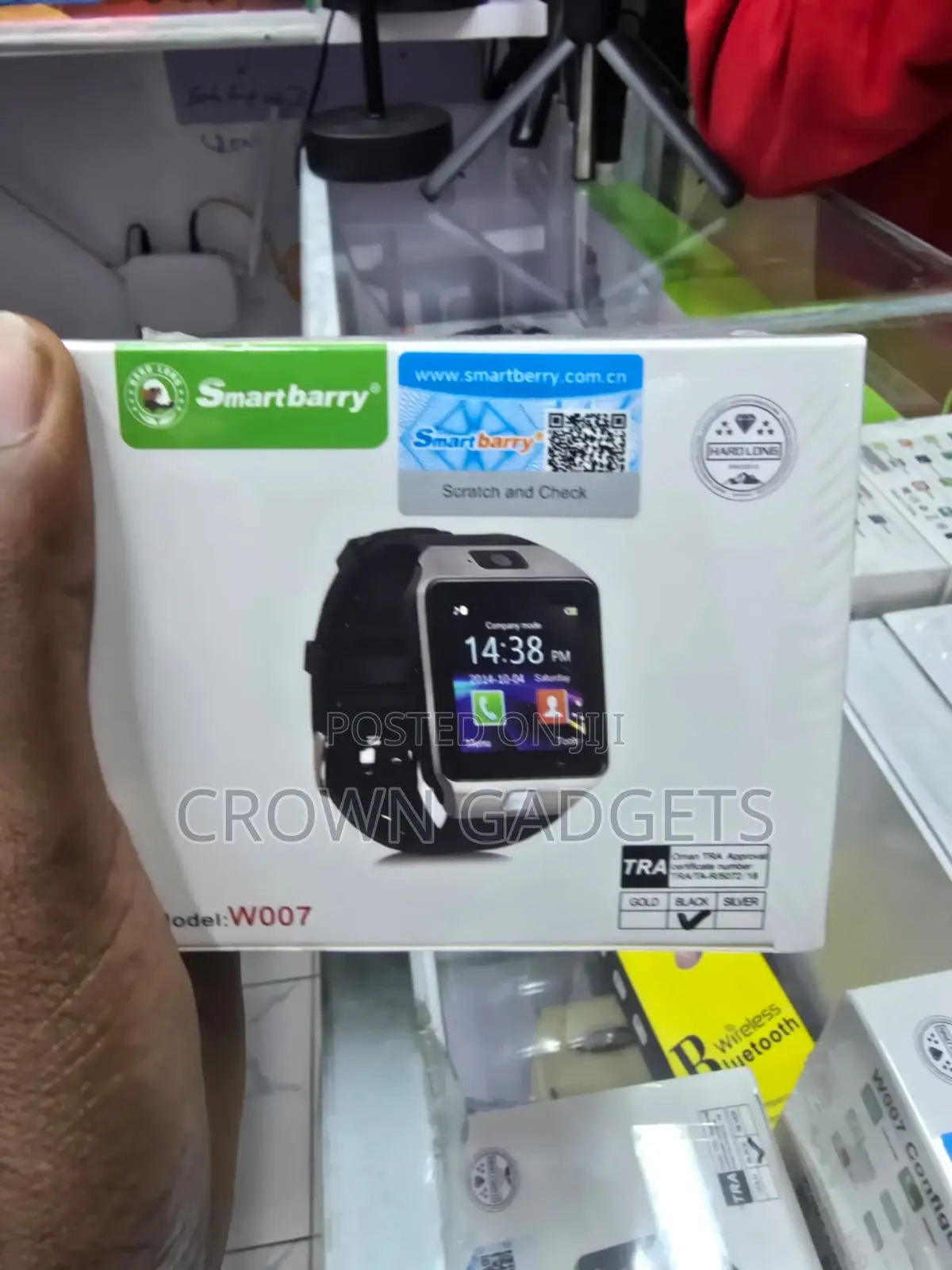 Smartberry W007 Smartwatch Sim Card Camera Bluetooth Watch