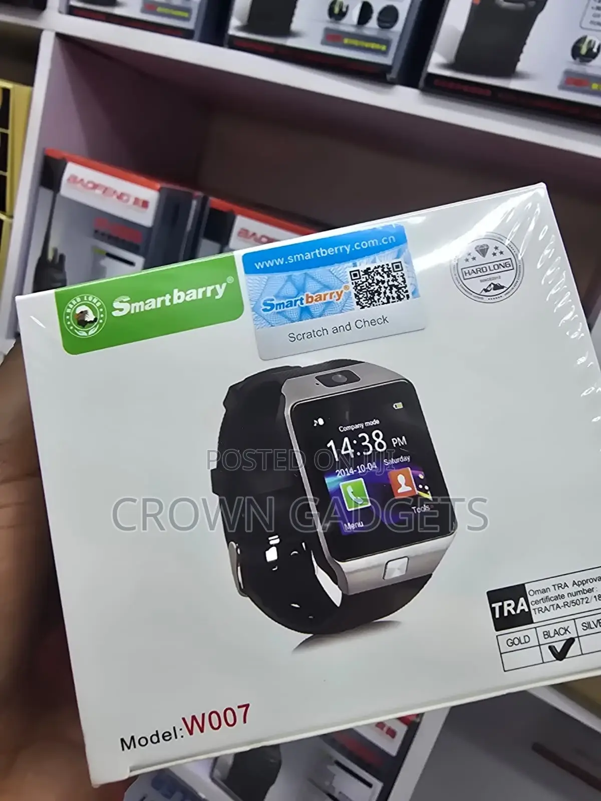 W007 Camera Smartwatch Bluetooth Android Sync Watch