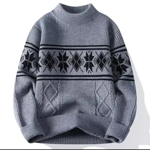 New New Maple Pattern Knit Sweaters
