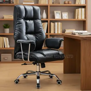 High-Leather Executive Swivel Office Chair