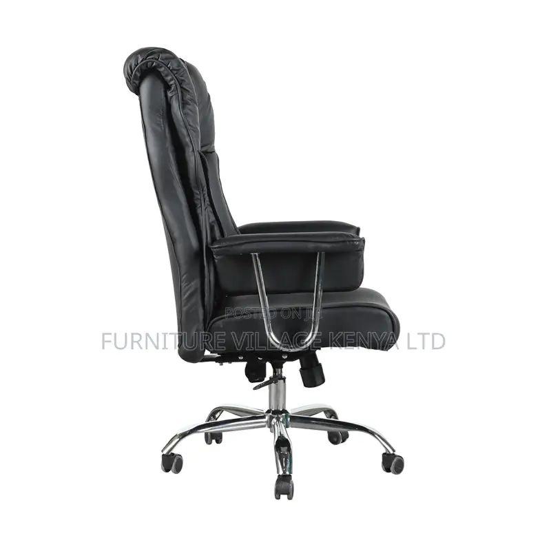 High-Leather Executive Swivel Office Chair