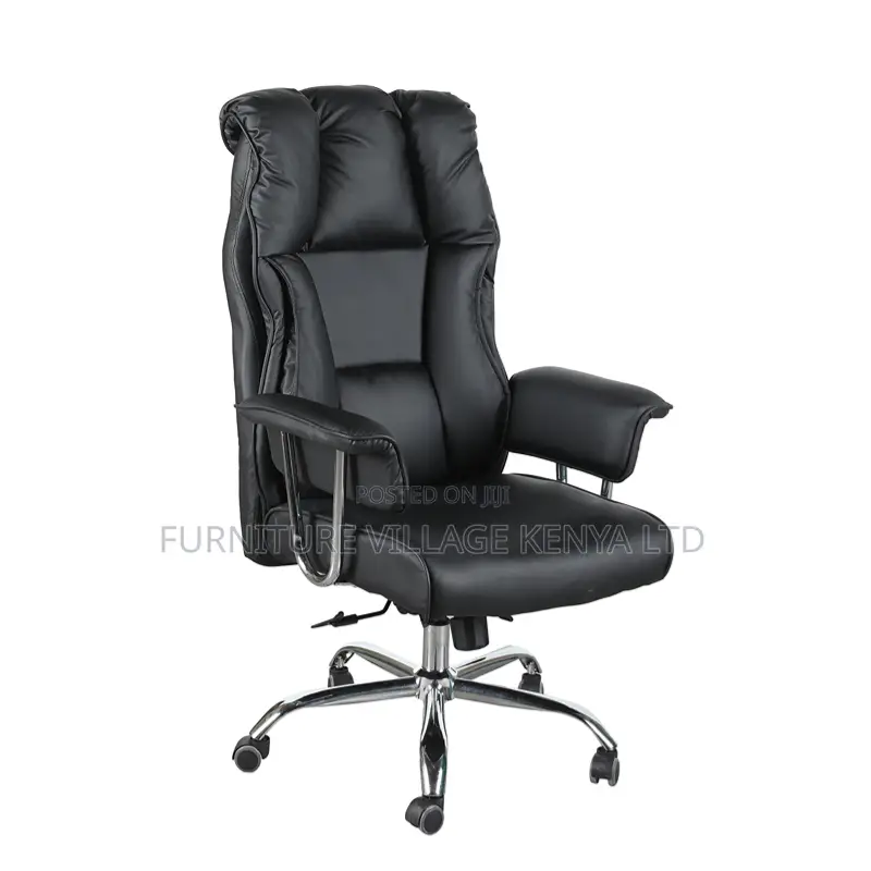 High-Leather Executive Swivel Office Chair