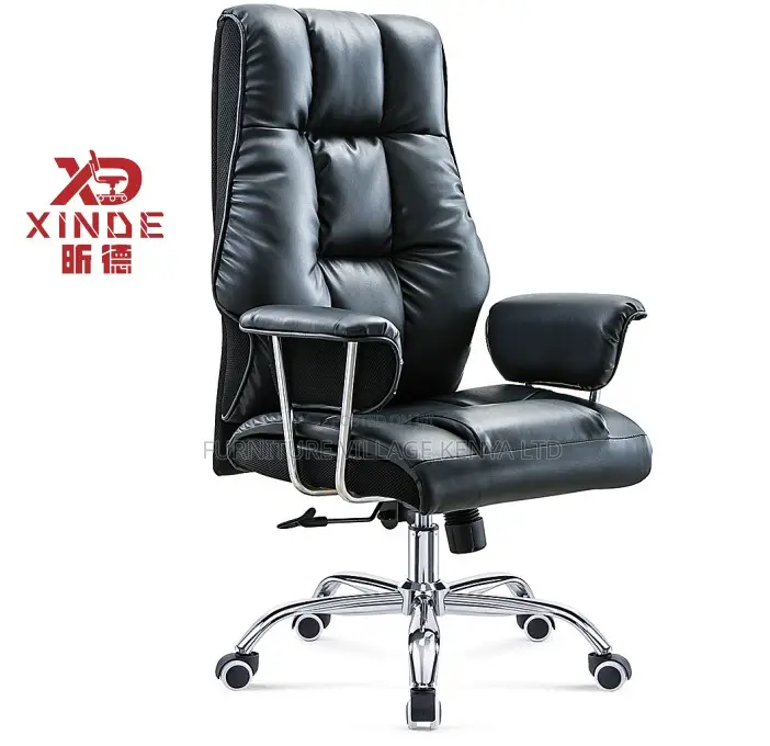 High-Leather Executive Swivel Office Chair