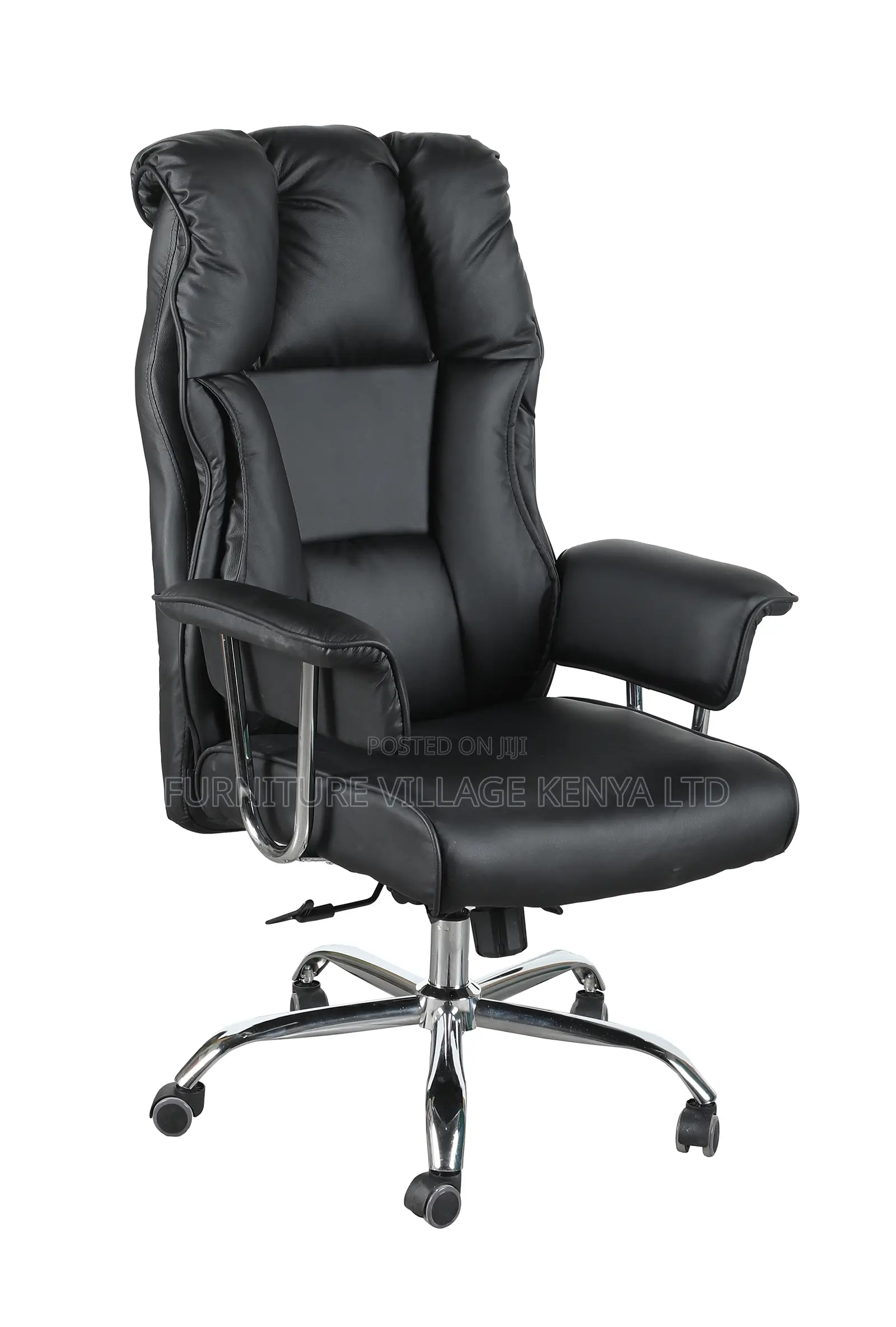 High-Leather Executive Swivel Office Chair