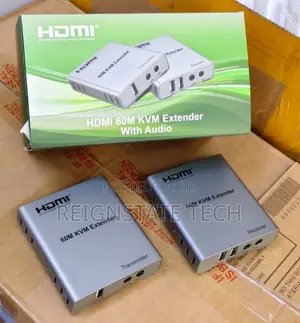 Hdmi 60m KVM Extender With Audio Over Cat6 Cable