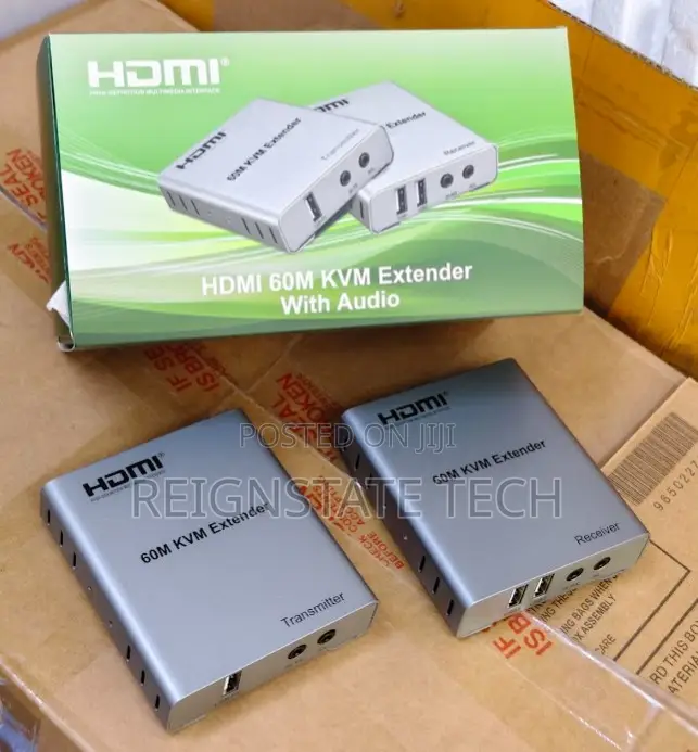 Hdmi 60m KVM Extender With Audio Over Cat6 Cable