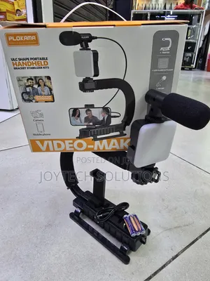 Stabilizer All In One Content Creator Kit With Mic Light Remote Contro