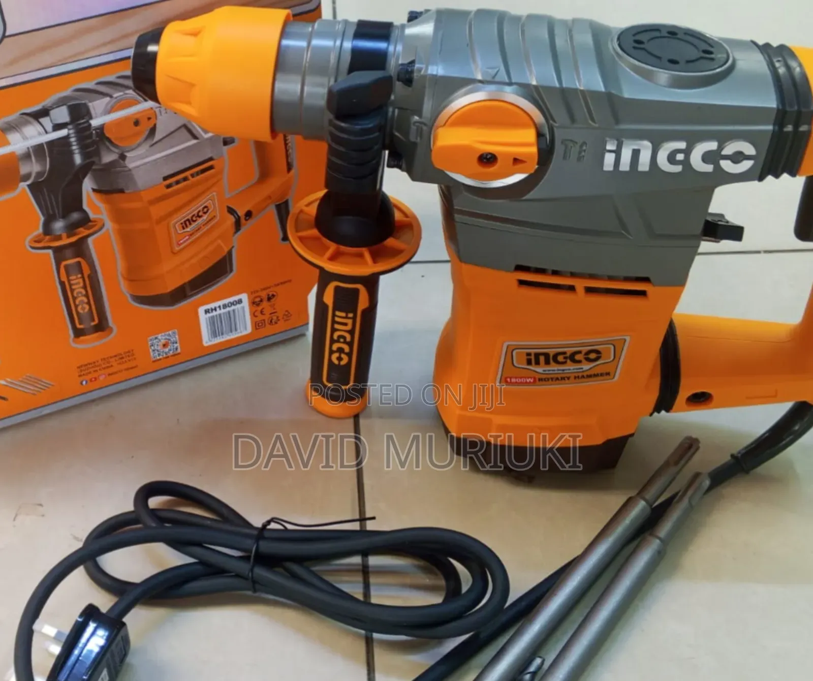 Ingco 1800watts Rotary Hammer.