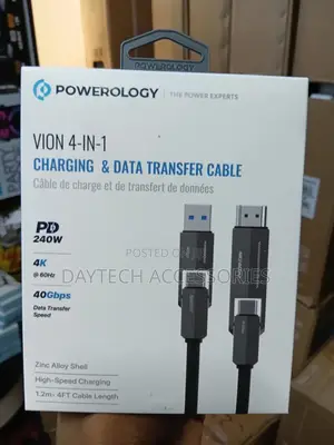 Owerology Vion 4-in-1 Hdmi Charging Data Transfer Cable