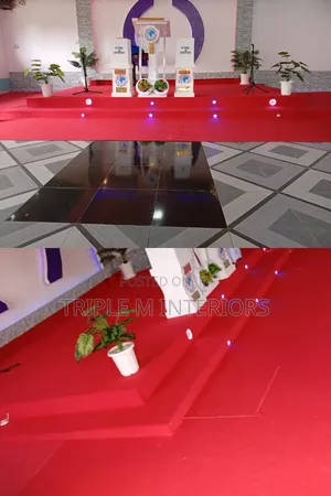 Neatly Fitted Church Altar Carpet | Soft Delta Flooring Design