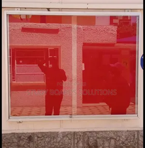 4ftx4ft Lockable Glass Notice Board