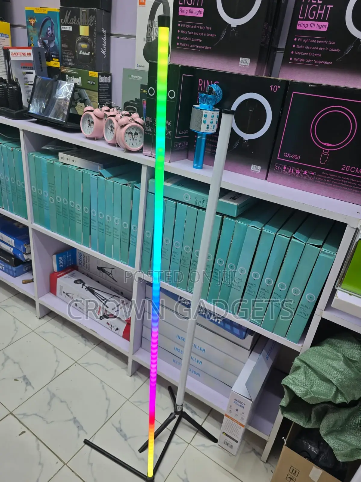 Led Corner Floor Lamp RGB App Controlled Ambient Light