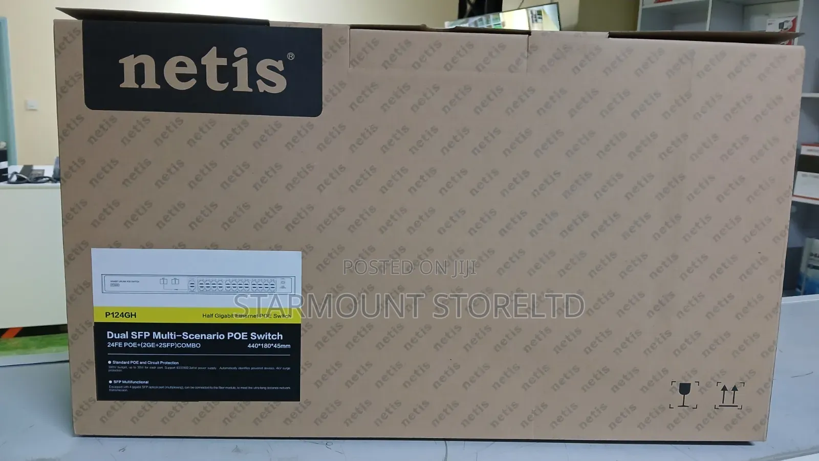 Netis P124gh 24-Port Half Gigabit Poe Switch