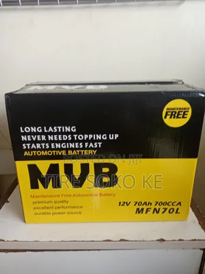 N70 M.V.B Car Battery With High C.C.A