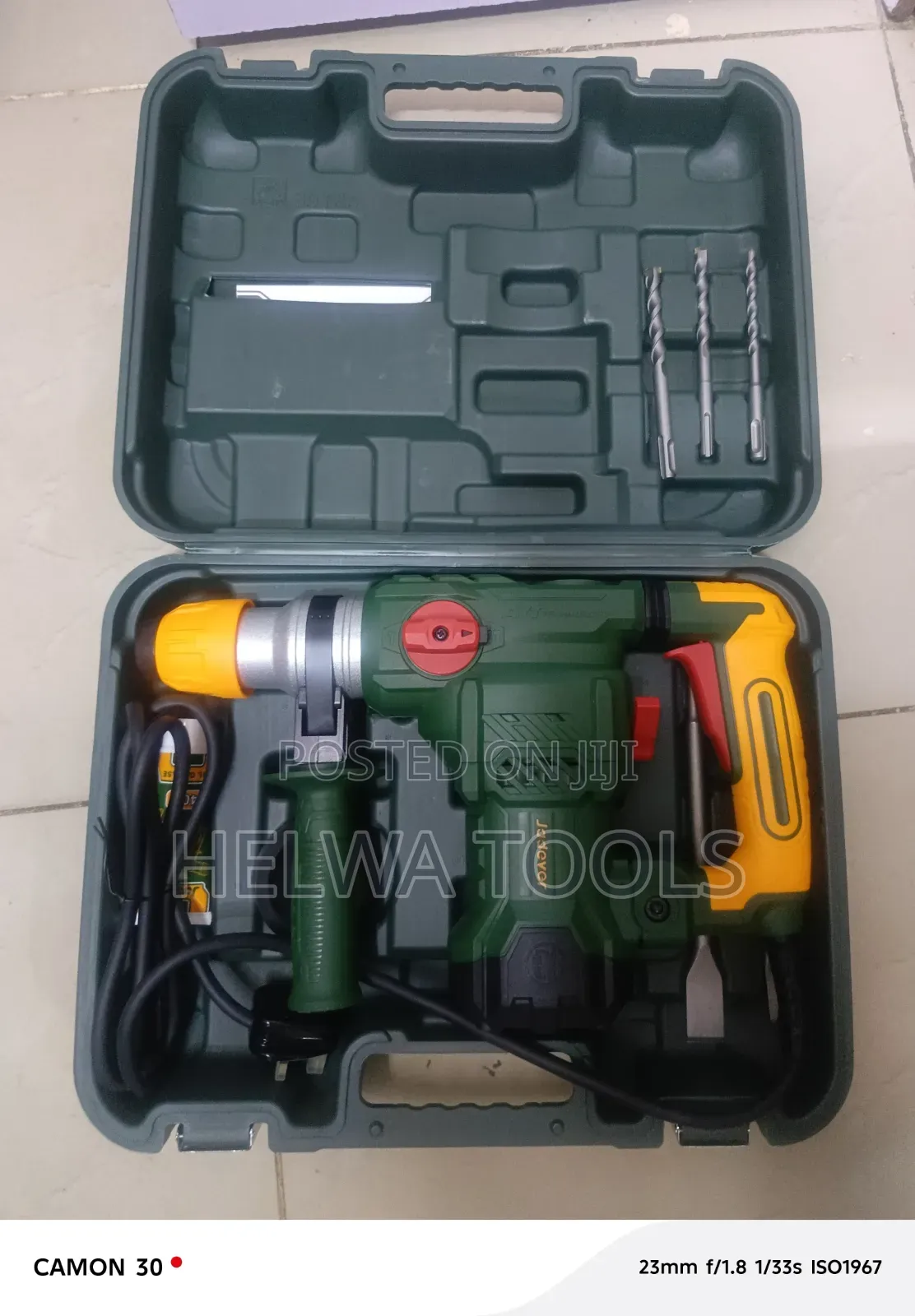 Rotary Hammer 1500 Watts/Jadever Rotary Hammer