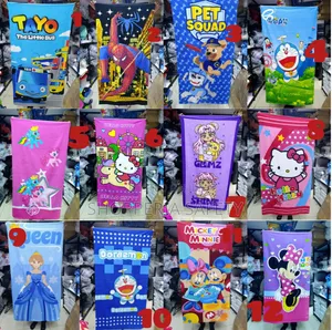 Kids Cartoon Themed Towels
