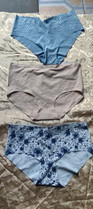 Navy Blue and Beige Simless Pants