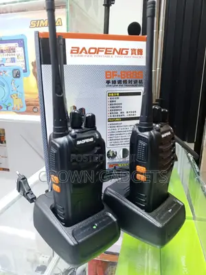 Baofeng Bf-888s Walkie Talkie Pair Long Range 5km Radio
