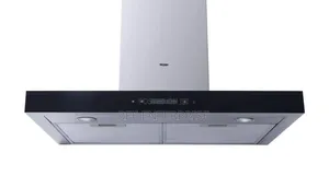 , 60cm Kitchen Chimney Hood – Black Grey