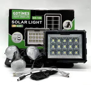 Solar Light 30 W With 3 Led Bulbs