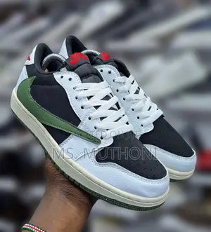 Nike Air Jordan 1 Low Og Sp Travis Scott Olive Sneakers. Size 38-44