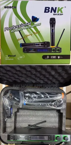 BNK Double Microphone With Briefcase Bk 23p
