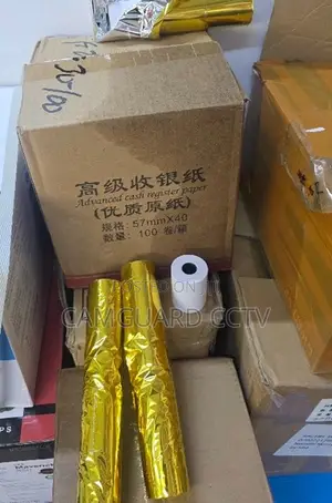 Pos Thermal Receipt Paper 57x40mm Box of 100 Rolls for Billing Machine