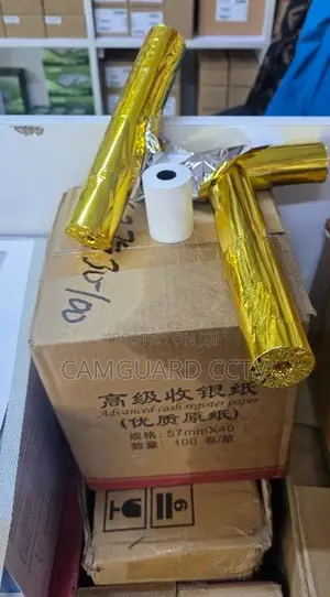 Premium 57x40 Thermal Paper Rolls – Full Box 100pcs for Pos Machines
