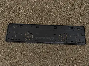 Number Plate Licence Holder Black Plastic Type -Oblong Amex