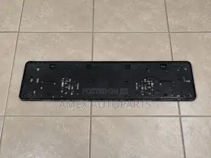 Number Plate Licence Holder Black Plastic Type -Oblong