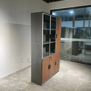 3-Doors Office Wooden Cabinet