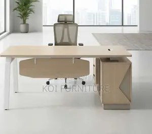 Office Desk; 1.8 Meters Spacious Ergonomic Design Executive Desk
