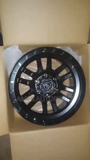 Rims 17 Inch Matt Black+Silver Rivets(Amex)