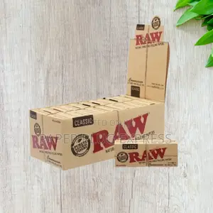 Raw Connoisseur Brown 1 1/4 Medium Size Rolling Papers + Filter Tips