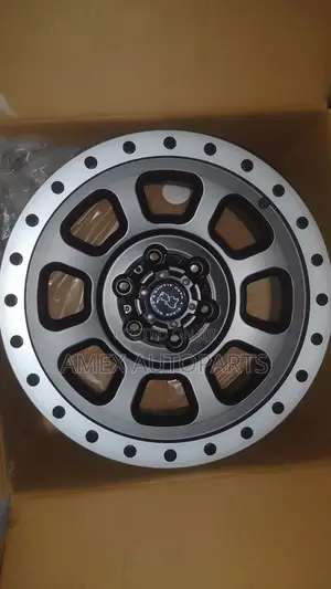 Rims 17 Inch Matt Black Machine Lip+Matt Black Rivets (Amex)