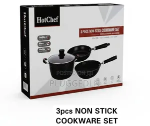 3-Piece Non-Stick Cookware Set .