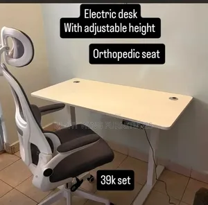 Office Table Office Table Electric Moving With Chair 36000