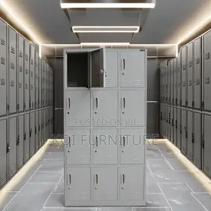 Office Cabinet; Artiss Executive Steel Cabinet With 12 Lockers
