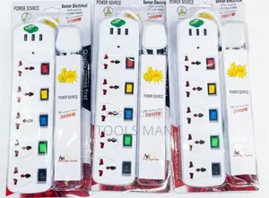 5-Way Extension Socket With 3 Usb Ports - 2000w Power Strip.