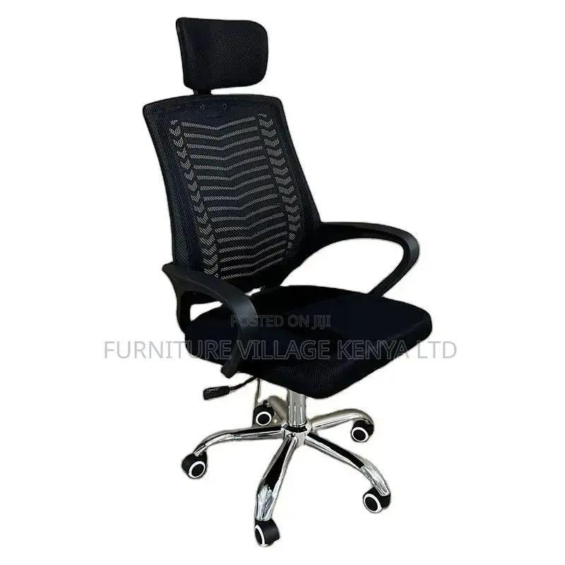 Executive Adjustable Mesh Headrest Desk Chair