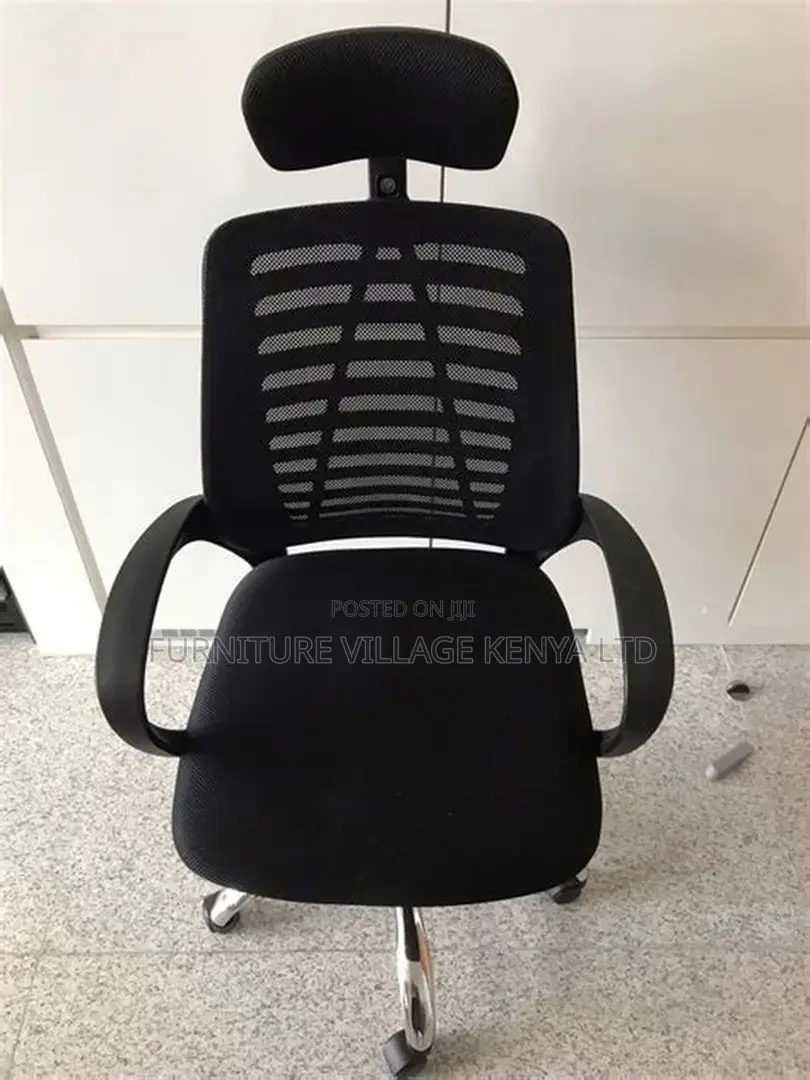 Executive Adjustable Mesh Headrest Desk Chair