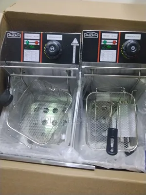 Globalstar Electric Double Deep Fryer for Chips Chicken