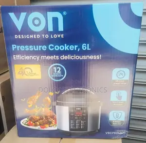 Von Electric Pressure Cooker 6litres