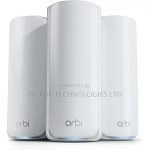 Netgear Orbi Rbe773 Be11000 Tri-Band Mesh Wi-Fi 7 System (3-Pack)