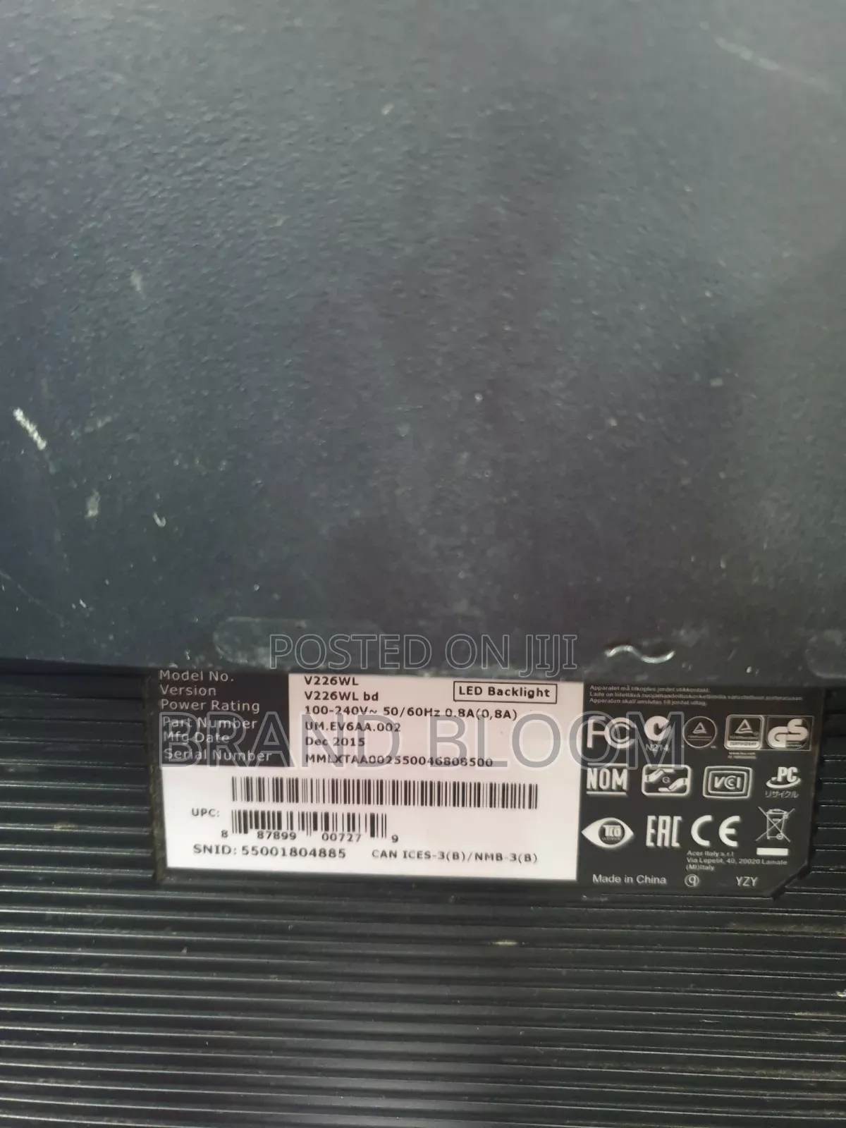 Acer 22" Monitor
