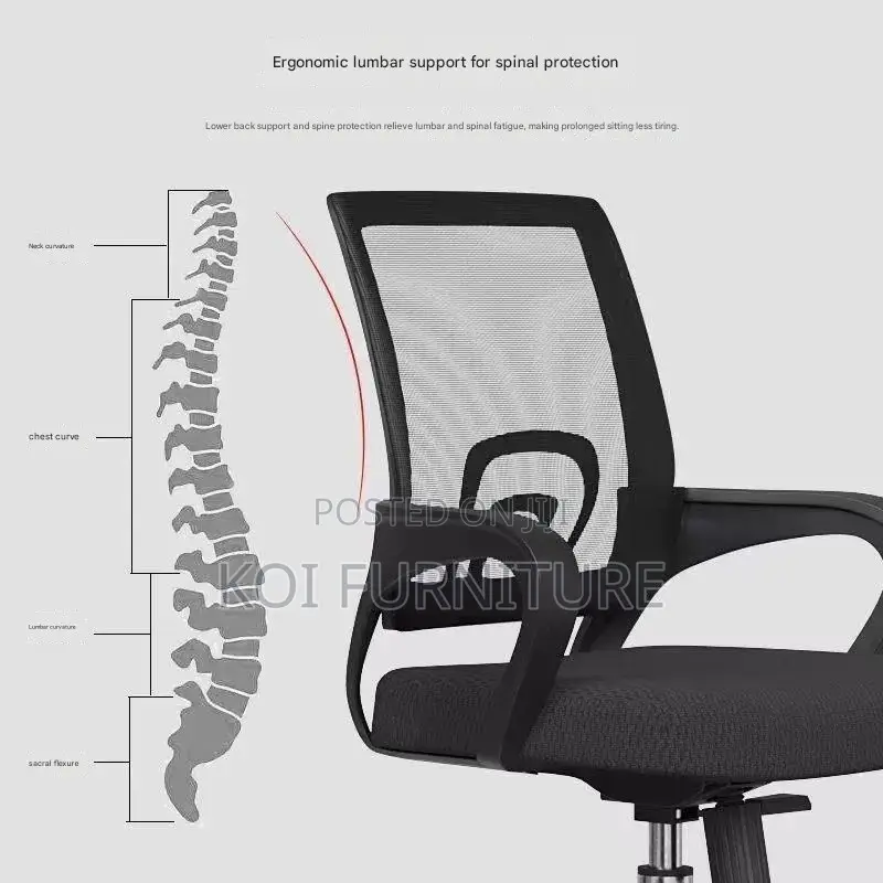 Office Chairs; Comprehensive Mesh Mid Backrest Ergonomic Office Chairs