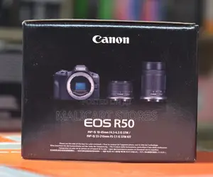 Canon Eos R50 Mirrorless Camera With 18-45mm and 55-210mm Dual Lenses