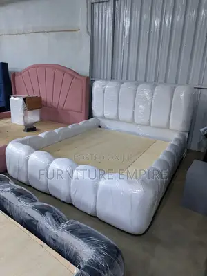 Modern White Bubble Bed