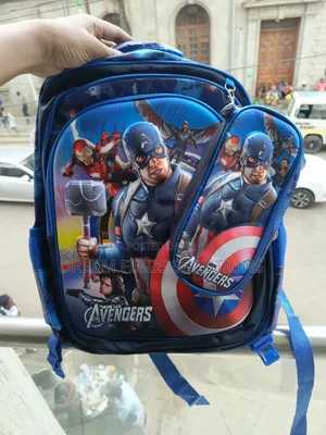 3in1 Captain America 3d Print Back Pack Bags