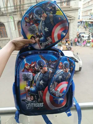 3 in 1 Kids 3d Print School Bags